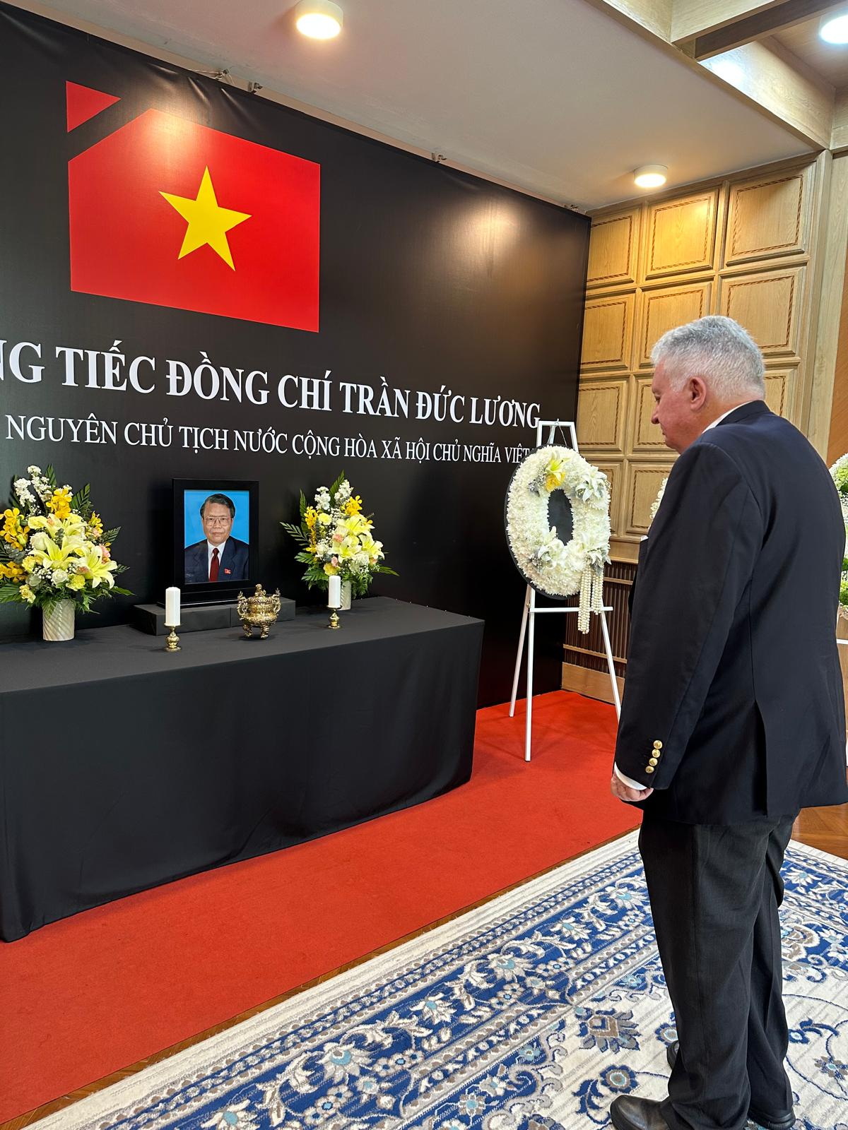 Condolences for the passing of Former President Tran Duc Luong of Viet Nam